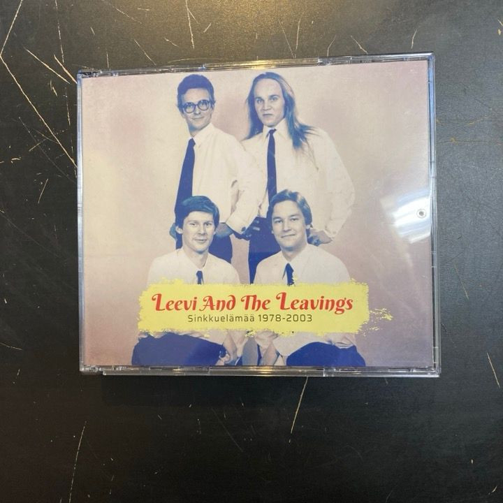 Leevi And The Leavings - Sinkkuelämää 1978-2003 3CD (VG-M-/M-) -pop rock-